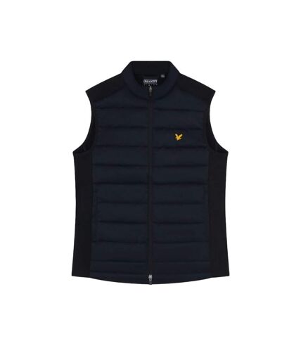 Mens wadded golf vest dark navy Lyle & Scott