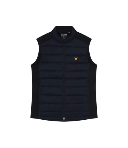 Mens wadded golf vest dark navy Lyle & Scott