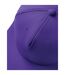 Casquette Ajustable Rapper Violet Beechfield-1