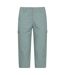 Pantalon À Poches Coastal Femme Vert Kaki Mountain Warehouse-2