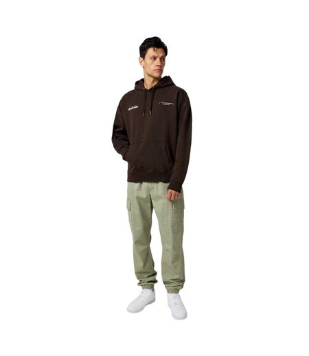 Mens Back Print Regular Hoodie Coffee Jack Wills