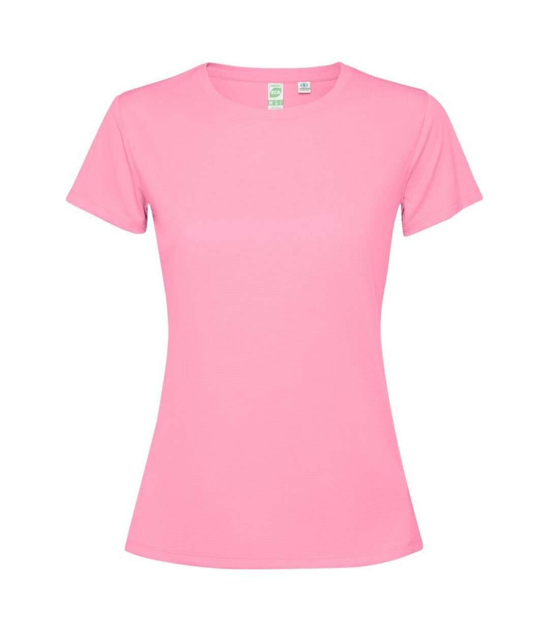 Womens/ladies estoril short-sleeved t-shirt silk pink Roly-1