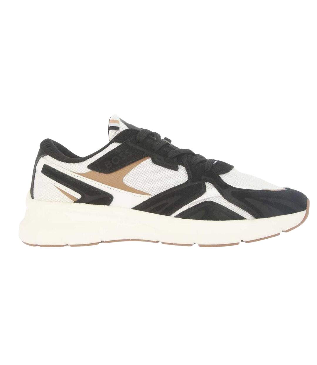 Mens Owen Nylon Running Trainers Charcoal Boss-1