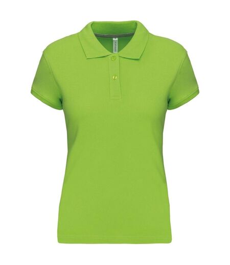 Polo manches courtes - Femme - K242 - vert lime