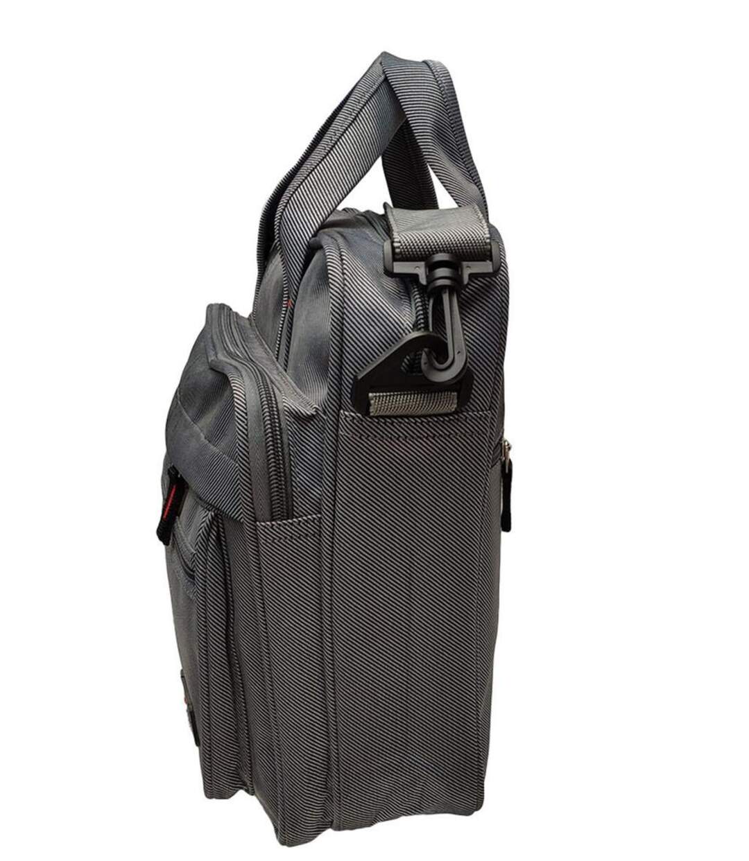 Sacoche tendance pour homme - Toile - Bandoulière ajustable, multi-poches pour ordinateur et documents du quotidien-2