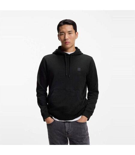 Mens Wetalk Pullover Hoodie Jet Black Boss