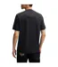 Mens Embroidered Logo Crew Neck T-shirt Black Boss-3