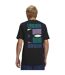 Mens Block Logo T-shirt Black Purple Under Armour-2