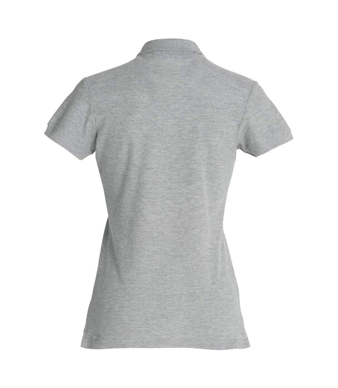 Polo femme gris Clique