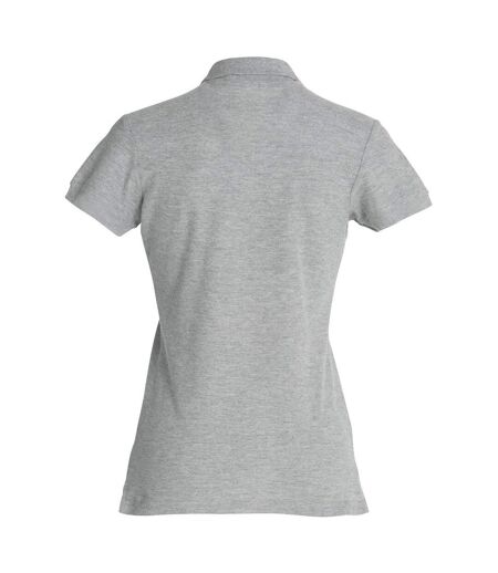 Clique Womens/Ladies Melange Polo Shirt (Gray)