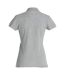Clique Womens/Ladies Melange Polo Shirt (Gray)