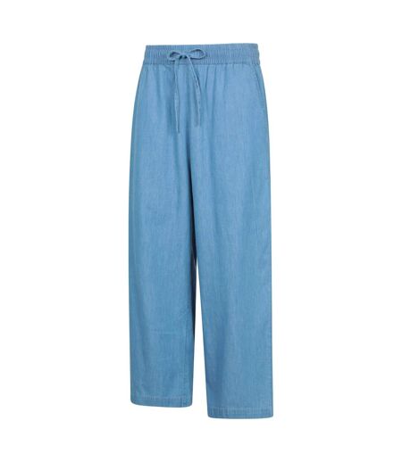 Womens/ladies astra chambray trousers blue Mountain Warehouse