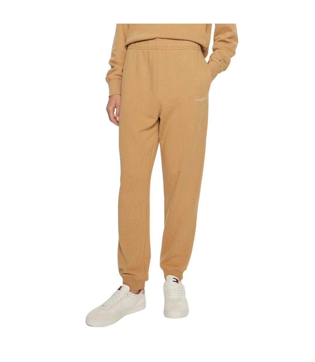 Pantalon De Jogging Motif/style Uni Femme Beige Tommy Hilfiger-1