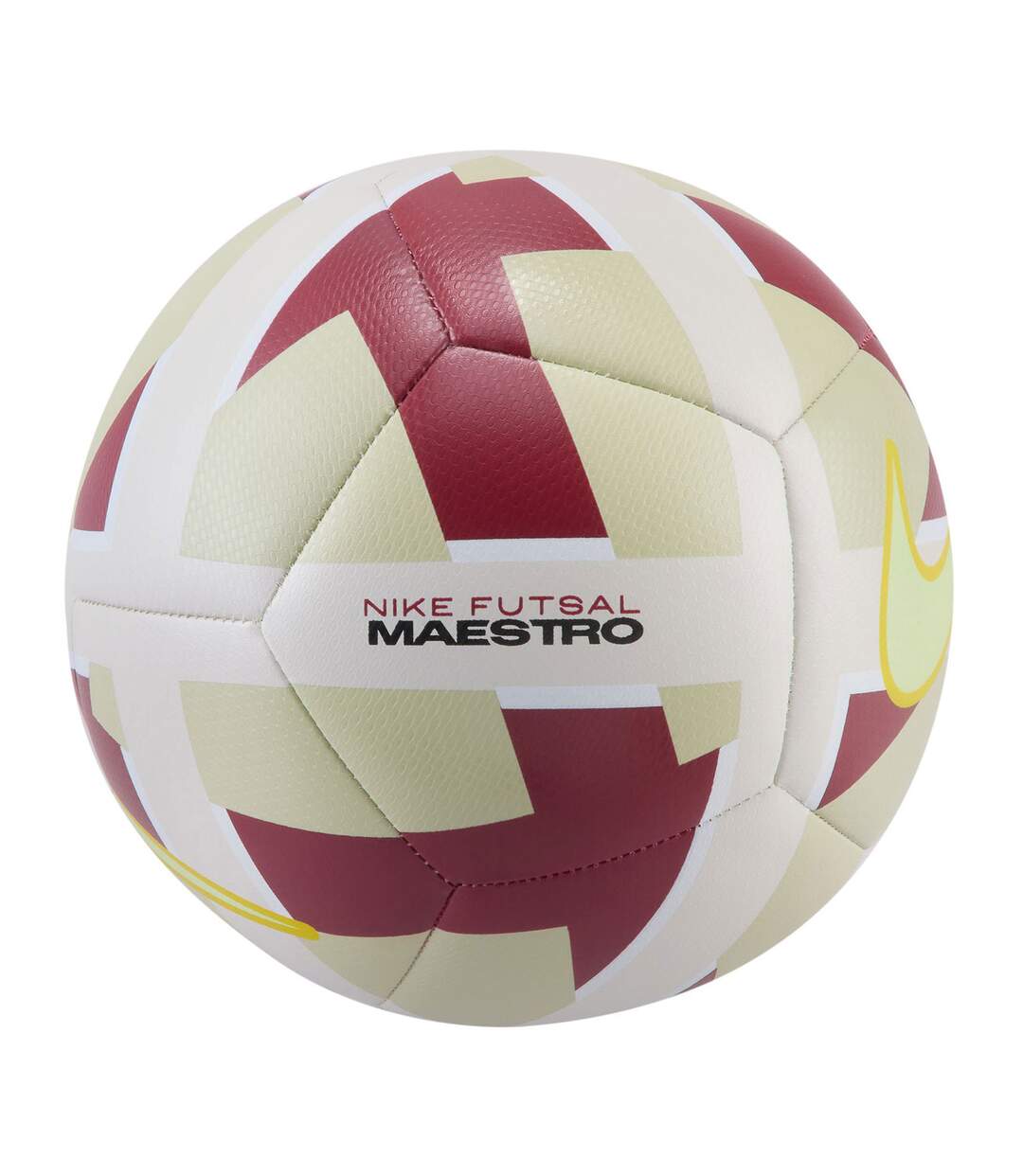Ballon De Futsal Motif/style À Motifs Maestro Taille 4 Rouge Blanc Cassé Vert Clair Vif Nike-1