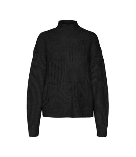 Pull noir femme vero moda moon - l