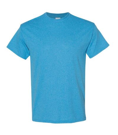 Gildan Mens Heavy Cotton Short Sleeve T-Shirt (Heather Sapphire) - UTBC481