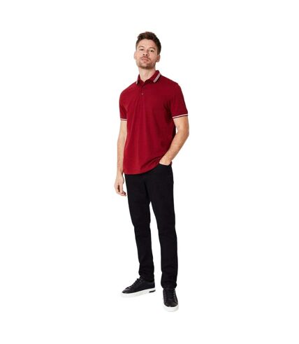 Polo homme rouge tomate Burton Burton