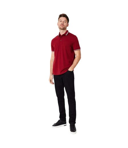 Polo homme rouge tomate Burton Burton