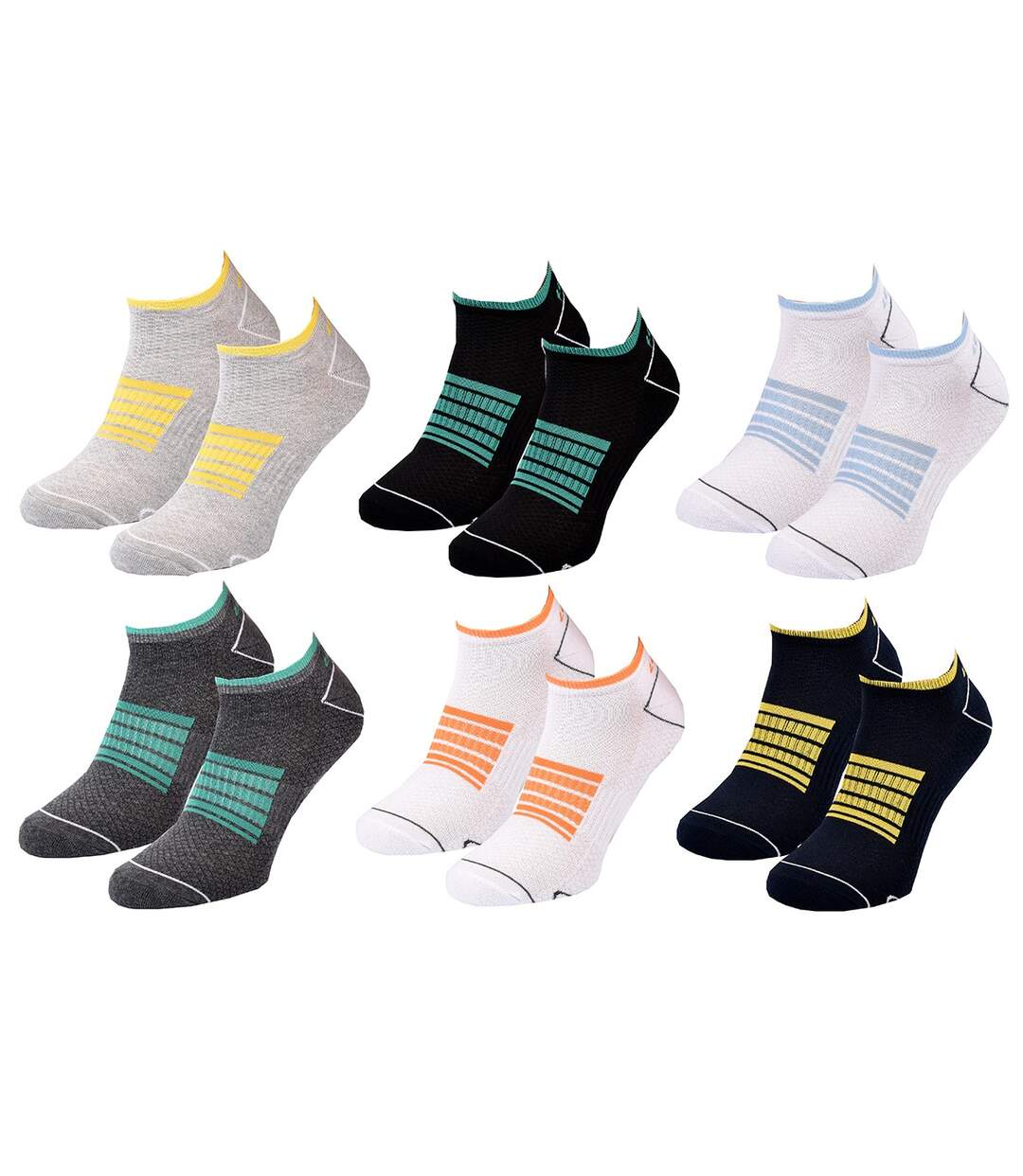 Chaussettes Homme LOTTO Pack de 6 paires SNEAKER 2114