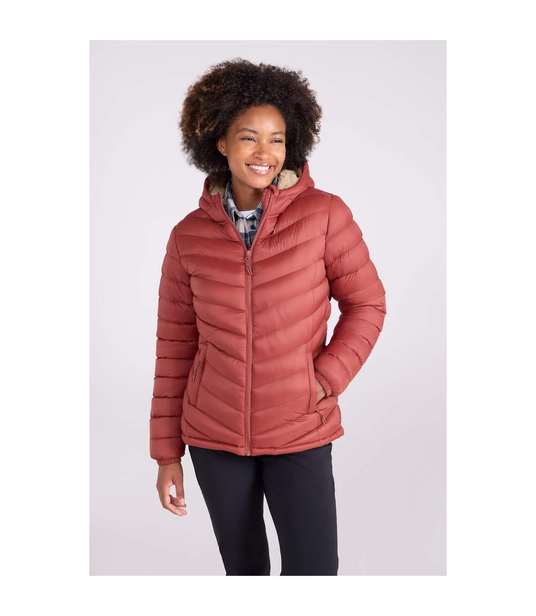 Doudoune Matelassée Femme Rouille Mountain Warehouse-1