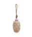 Antique pine cone bauble 13cm x 6cm x 6cm brown Hill Interiors-3
