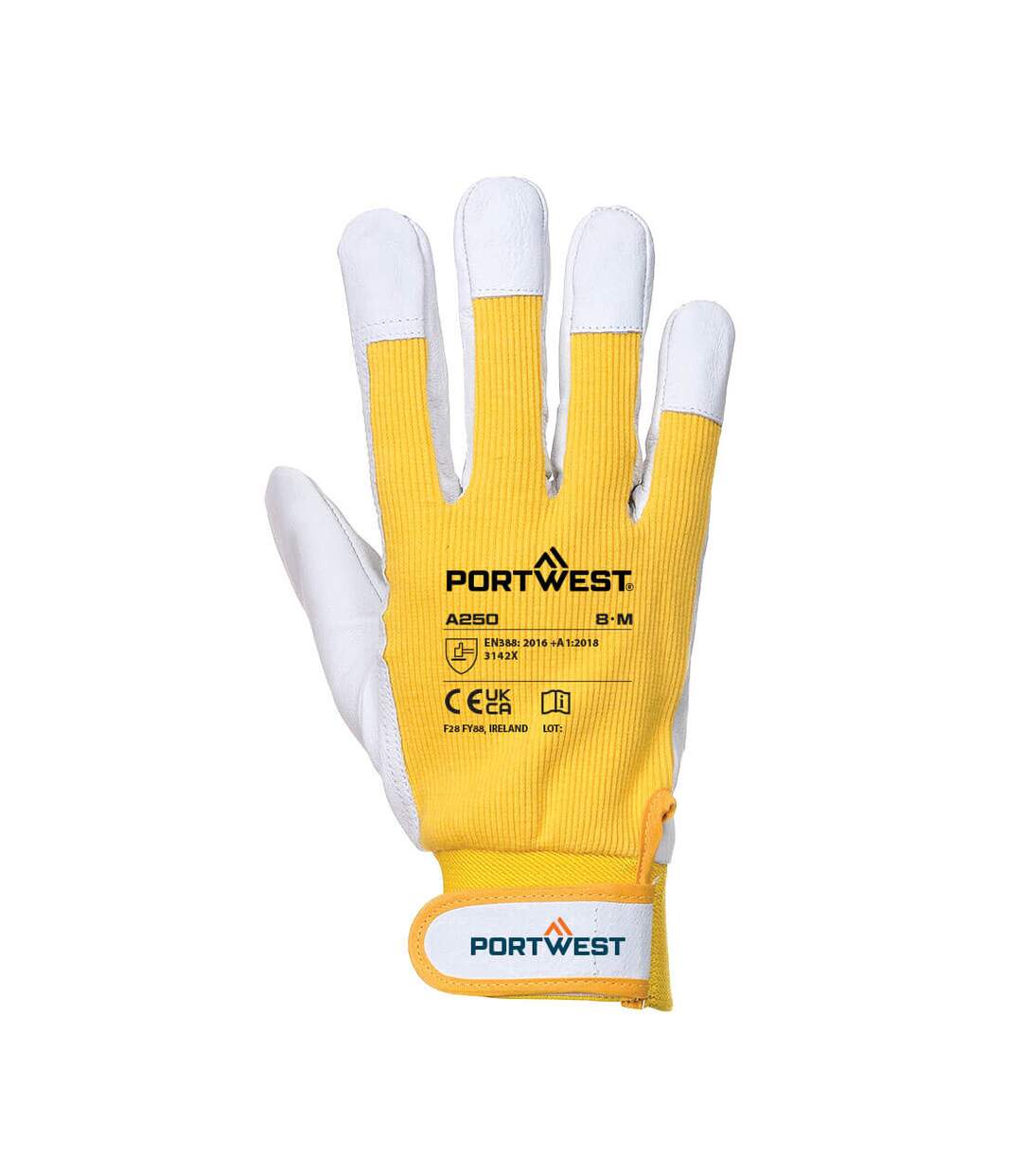 Gants a250 tergsus l jaune Portwest-2