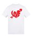 Unisex Adult Love Arrow T-shirt White AWD-1
