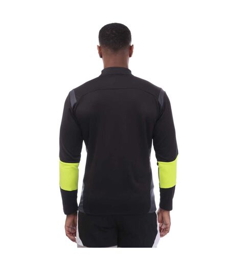 Mens King Pro Quarter Zip Top Black Puma