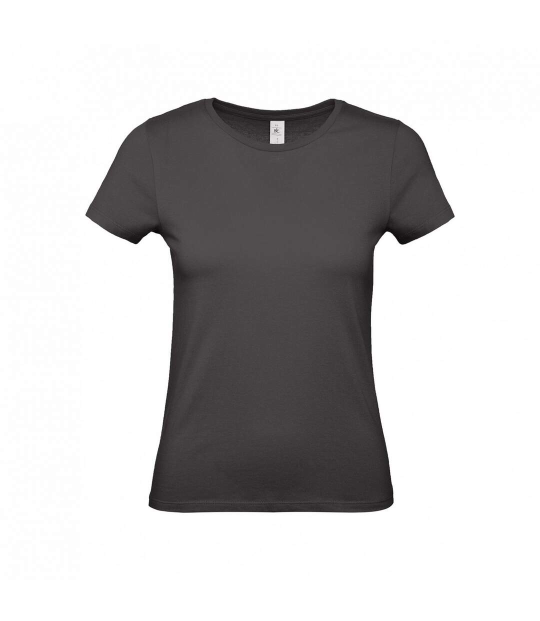 T-shirt #e150 Femme Noir Usé B&C-1