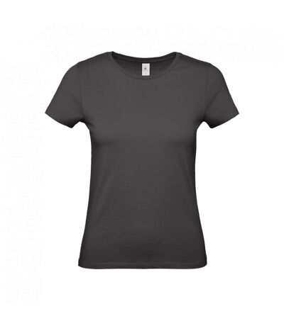 T-shirt #e150 Femme Noir Usé B&C