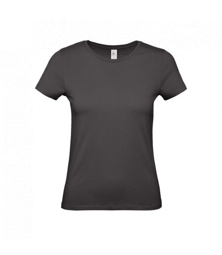 T-shirt #e150 Femme Noir Usé B&C