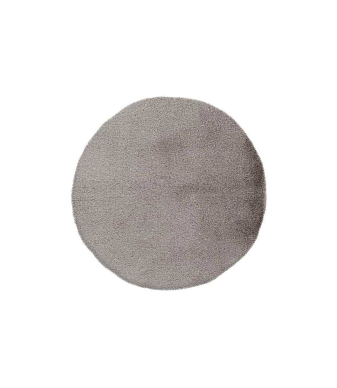 Tapis de Bain Fait à la Main Rabbit 100cm Gris Clair-1