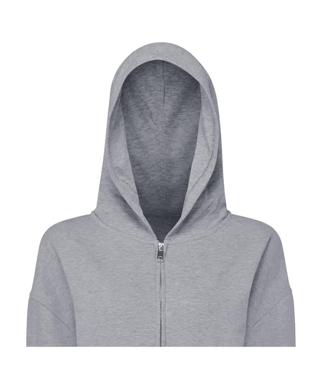 Veste À Capuche Femme Gris TriDri-3