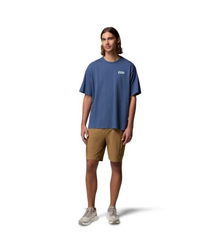 T-shirt Motif/style Logo Dans Le Dos Icon Homme Bleu Gris Columbia