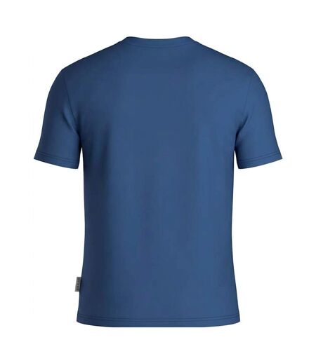 Mens Logo Organic Cotton T-shirt Medium Blue Hugo