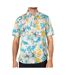 Chemisette Écru/Bleu Homme Salty Crew Large Kine - S