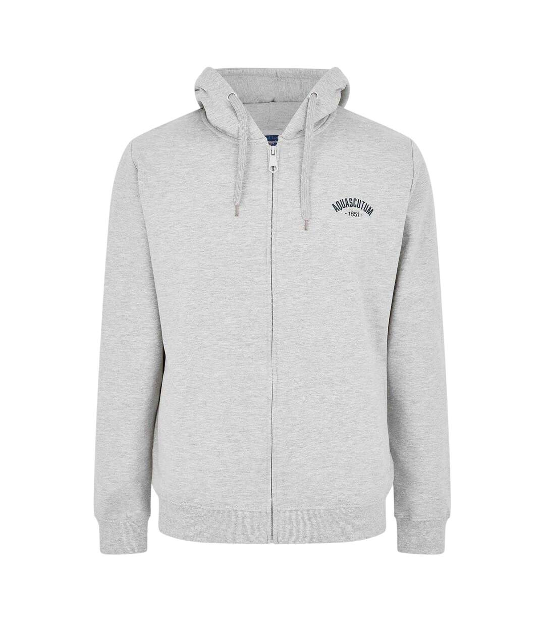 Veste À Capuche Homme Gris Chiné Aquascutum-2