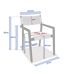 Lot de 2 fauteuils de jardin en bois TEMEIRA - Marron-3