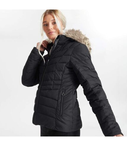 Blouson de ski glamorize femme noir / beige pâle Dare 2B