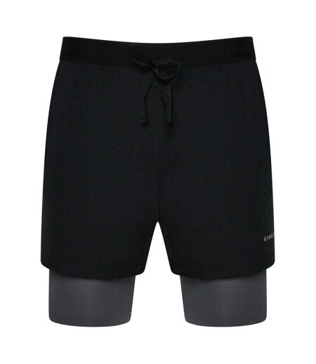 Short De Course Homme Noir Anthracite Gym King