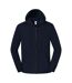Mens Iconic Premium Full Zip Hoodie Deep Navy Fruit Of The Loom-1