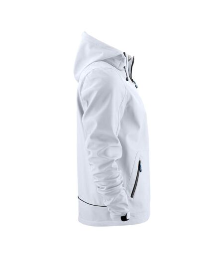 Veste Softshell Karting Homme Blanc Printer