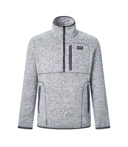 Haut Polaire À Col Montant Zippé Et Poche Sur Poitrine Barlee Homme Gris Pâle Regatta