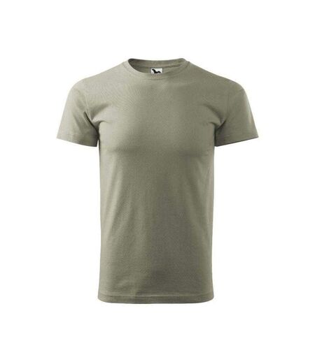 T-shirt Heavy New Homme Vert Militaire Malfini