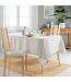 Nappe Jacquard Imprimé Artea 140x240cm Taupe-3