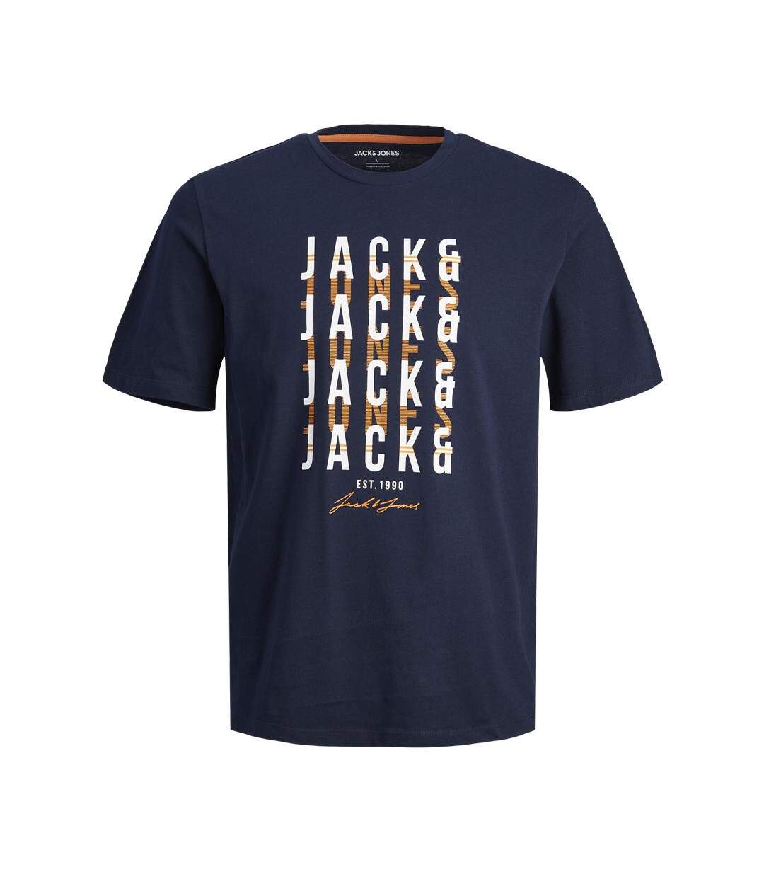 T-shirt marine homme jack & jones delvin - m-1