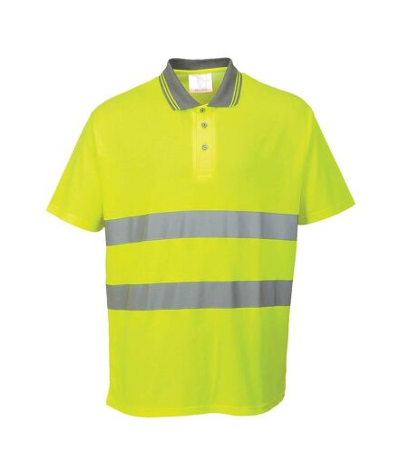 Portwest Mens Hi-Vis Comfort Polo Shirt (Yellow) - UTPW1276