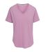 T-shirt Manches Courtes Femme Lilas PJ Salvage-1