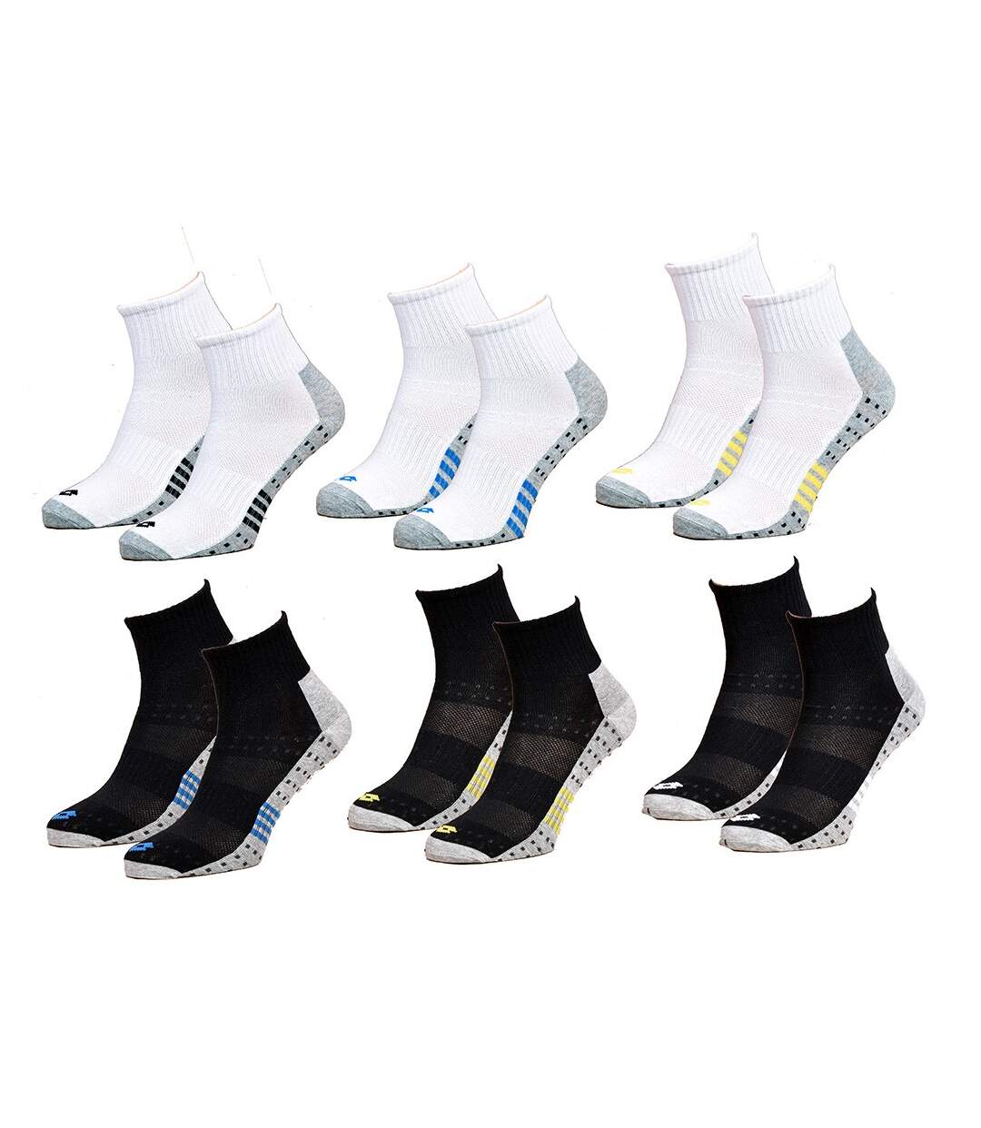 Chaussettes homme LOTTO Socquettes Pack de 6 Paires Sport