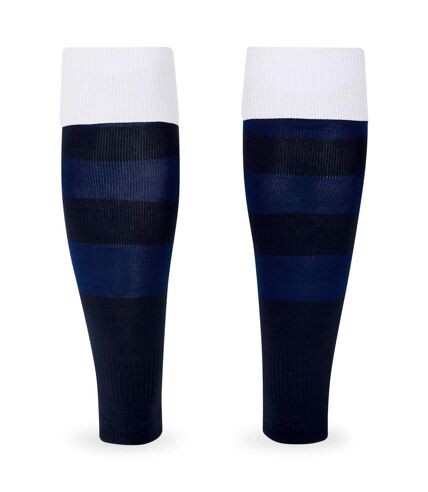 Umbro Mens 23/24 England Rugby Footless Leg Warmers (Navy Blue/White/Blue)